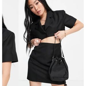 Topshop Cut out blazer dress